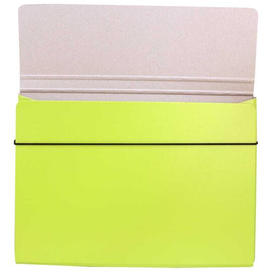 JAM Paper Strong Thin Portfolio Carrying Case with Elastic Band Closure